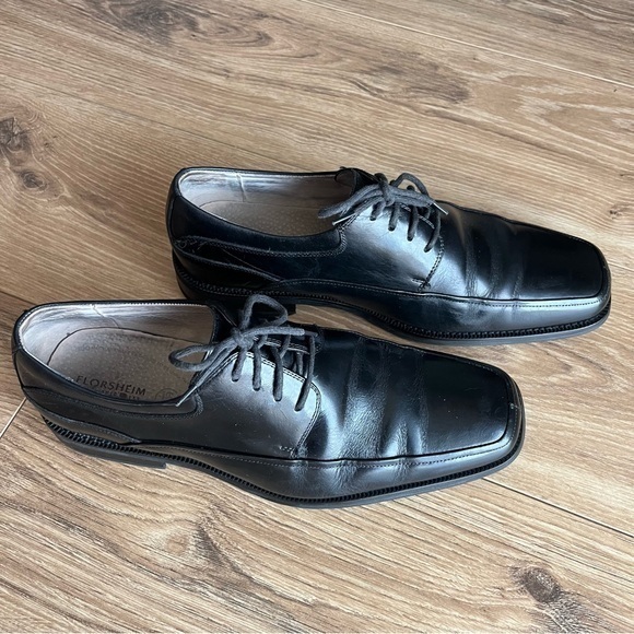 Florsheim Bio Comfort Men Size 10D Black Leather Oxford Shoes Model # 14051-001 - Picture 3 of 16